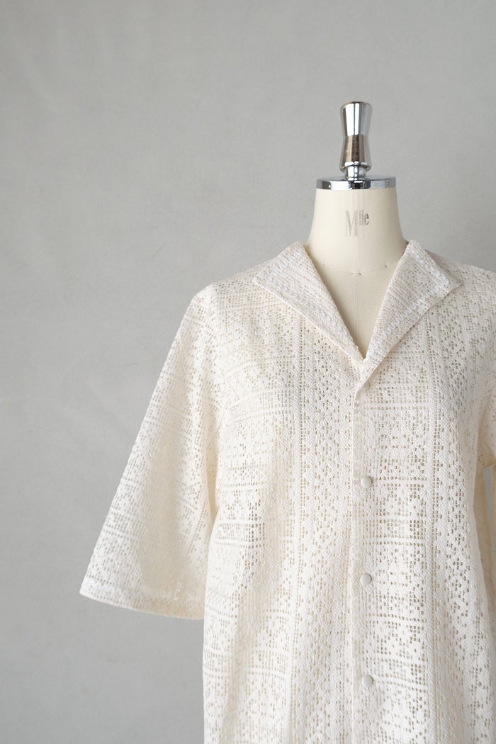 ROBE de PEAU ローブデポー オーガニック スカラップレース ガルシア