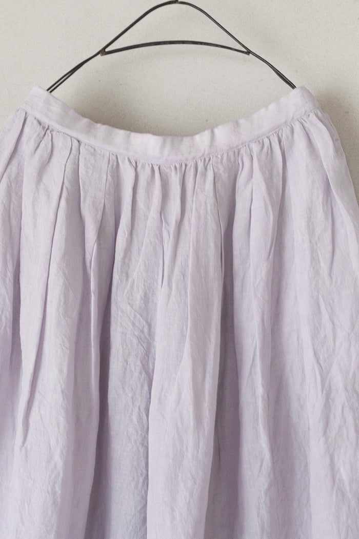 ROBE de PEAU ローブデポー リネンカミーユ タックパンツ(26SS) | T.T.