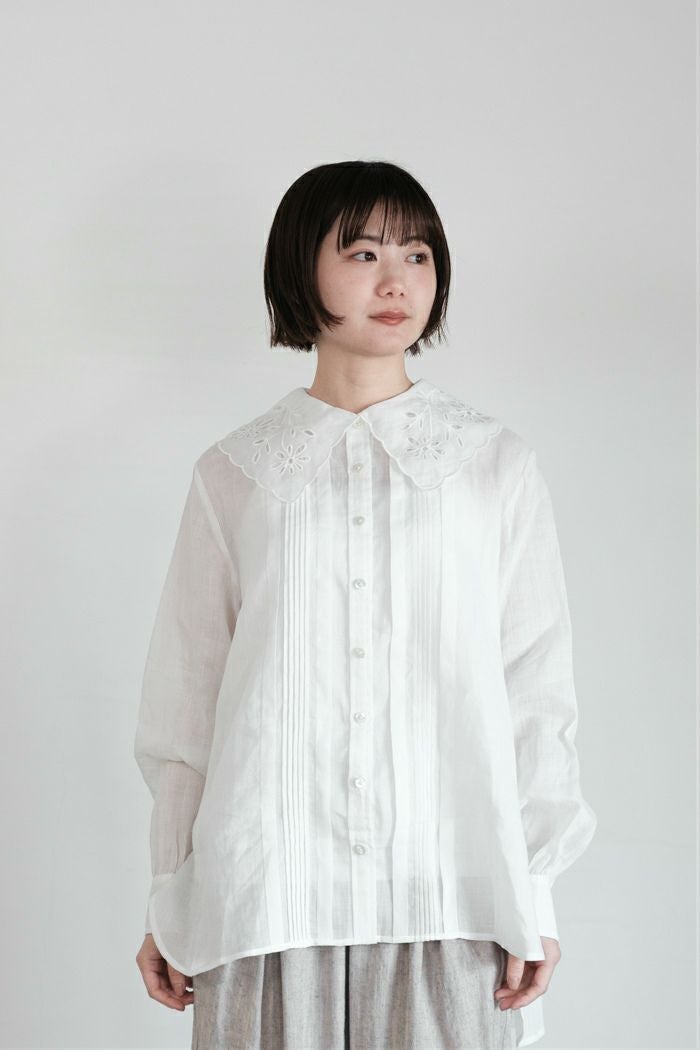 Heriter エリテ cutwork collar blouse(26SS) | T.T. GARRET Heriter エリテ cutwork collar blouse(26SS) | T.T. GARRET