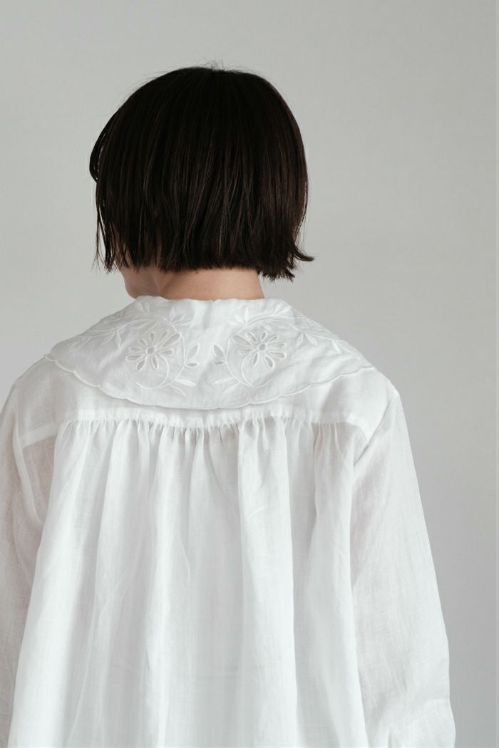 Heriter エリテ cutwork collar blouse(26SS) | T.T. GARRET
