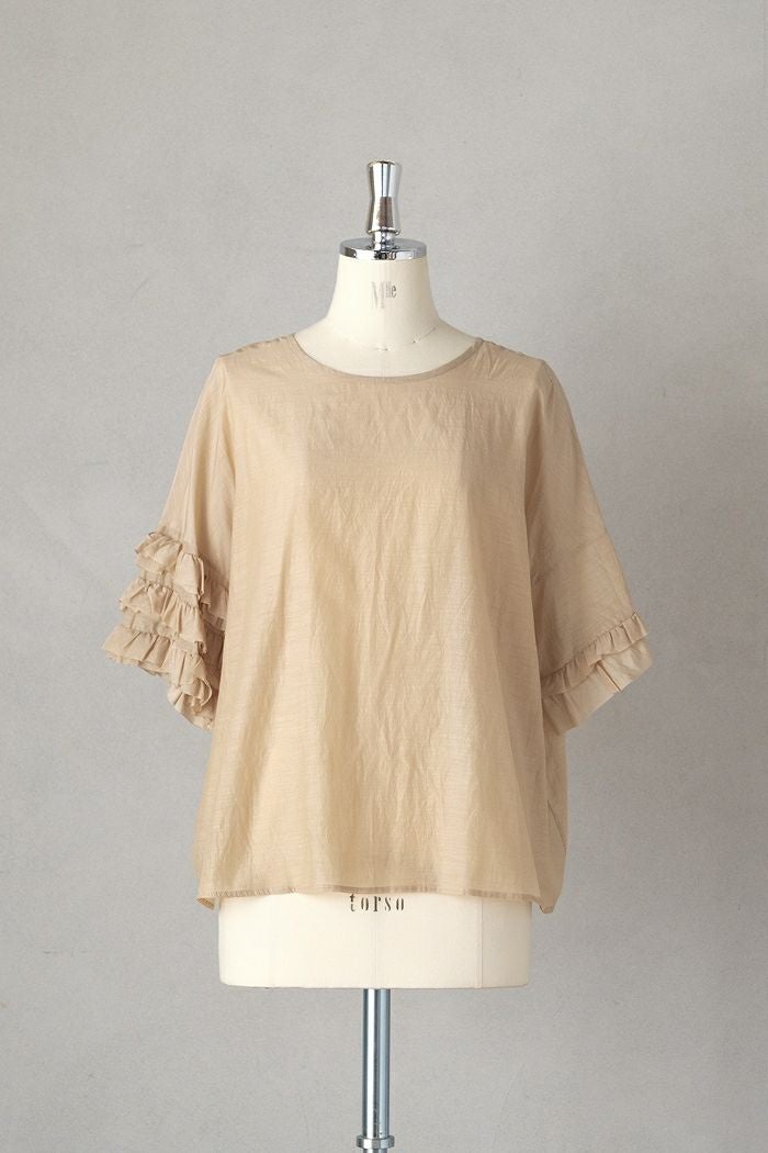 GASA* ガサ 葉影のリズム ブラウス(26SS) | T.T. GARRET