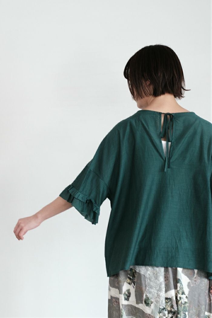 GASA* ガサ 葉影のリズム ブラウス(26SS) | T.T. GARRET
