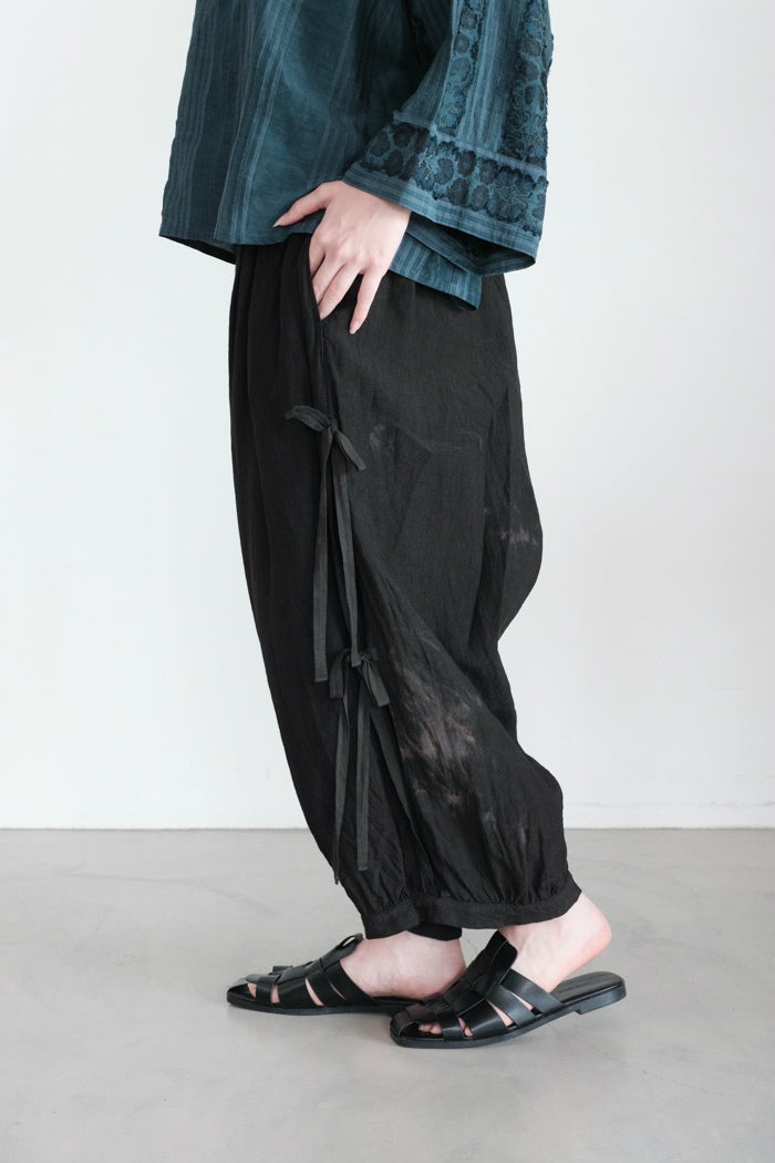 GASA* ガサ 雲のウツロイ リボンパンツ（26SS) | T.T. GARRET