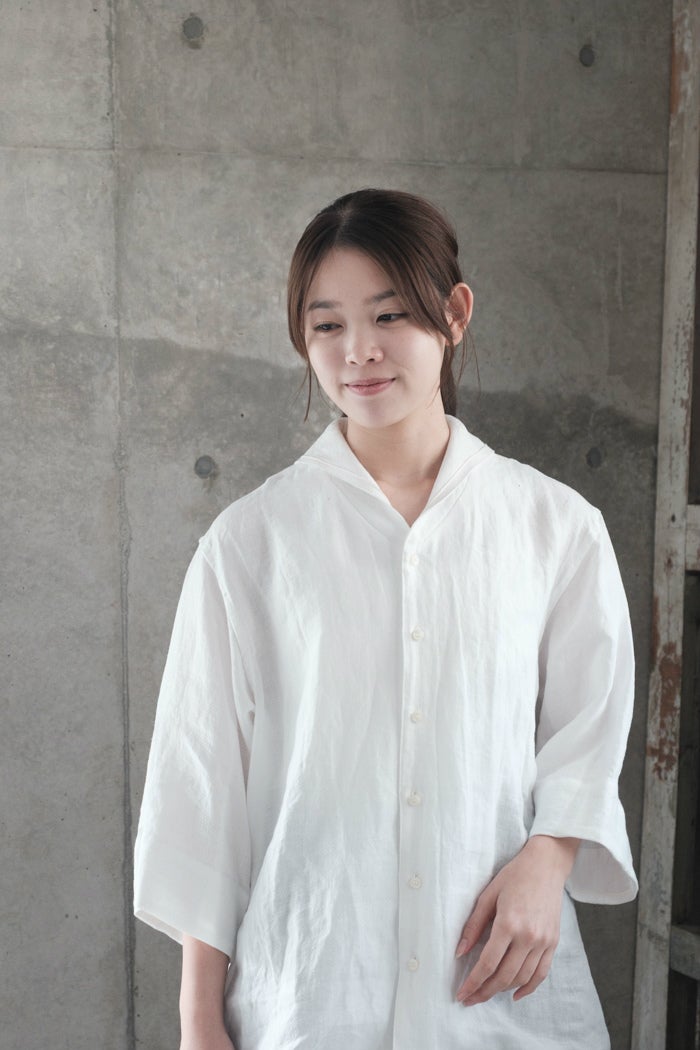 ASEEDONCLOUD アシードンクラウド Hae sailor shirt(26SS) | T.T. GARRET