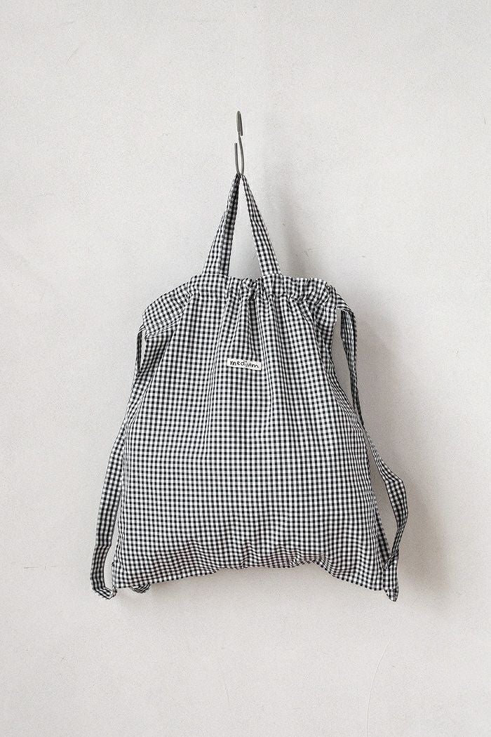 pot and tea ポットアンドティー チェック柄ハンド刺繍バッグ(basic