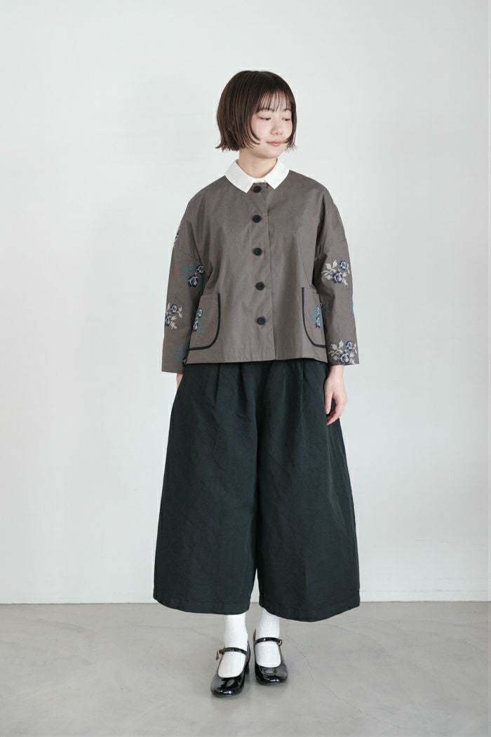 pot and tea ポットアンドティー クロスステッチジャケット(26SS
