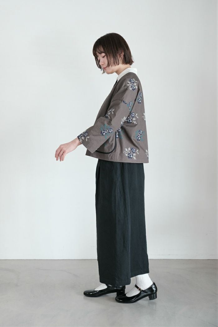 pot and tea ポットアンドティー クロスステッチジャケット(26SS