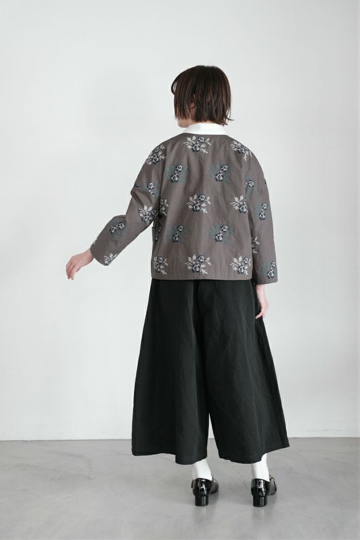 pot and tea ポットアンドティー クロスステッチジャケット(26SS
