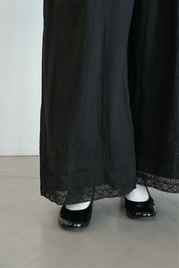 bulle de savon ビュルデサボン lace patchwork サロペット(26SS