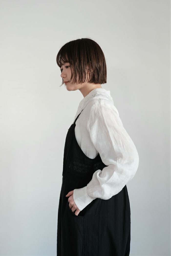 bulle de savon ビュルデサボン lace patchwork サロペット(26SS