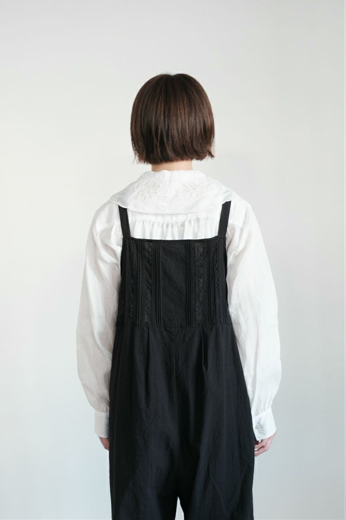 bulle de savon ビュルデサボン lace patchwork サロペット(26SS