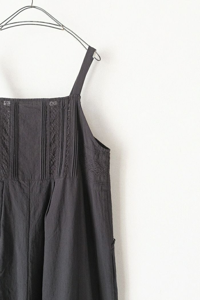 bulle de savon ビュルデサボン lace patchwork サロペット(26SS