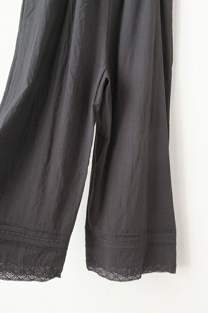 bulle de savon lace patchwork サロペット クロ bulle de savon ビュルデサボン lace patchwork サロペット(26SS