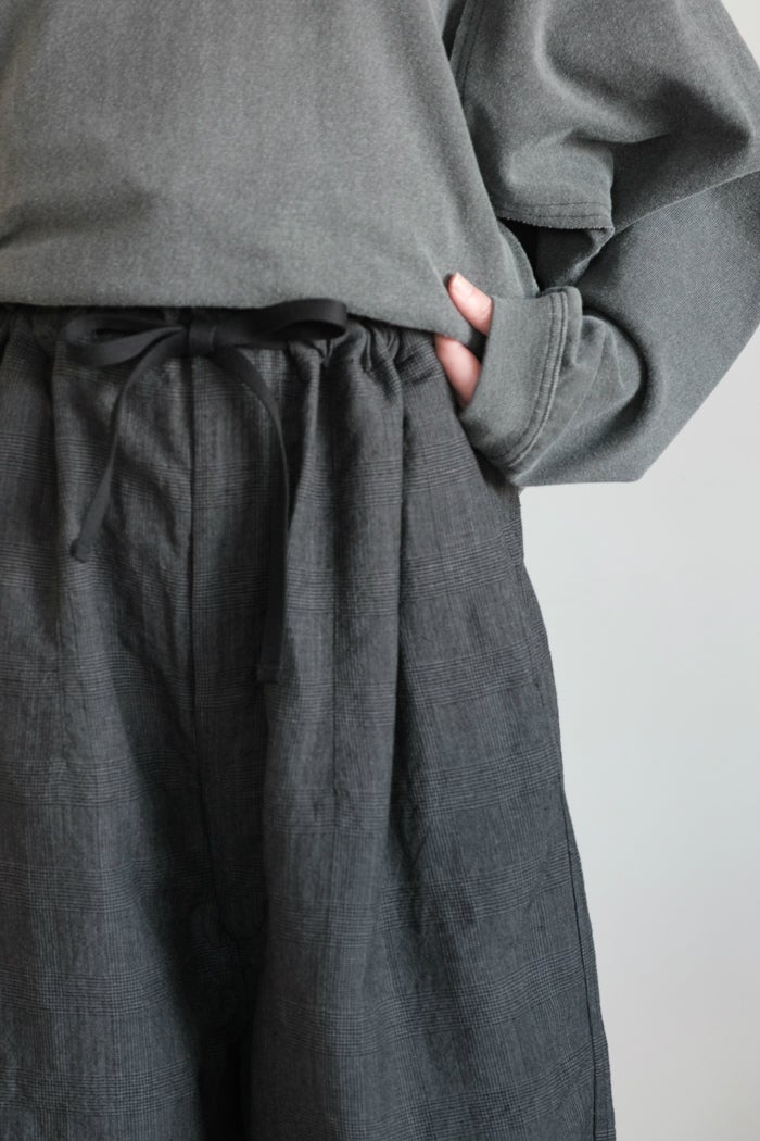 HAVERSACK ハバーサック W/L Glen check pants(26SS) | T.T. GARRET