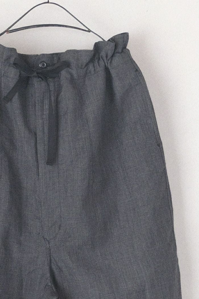 HAVERSACK ハバーサック W/L Glen check pants(26SS) | T.T. GARRET