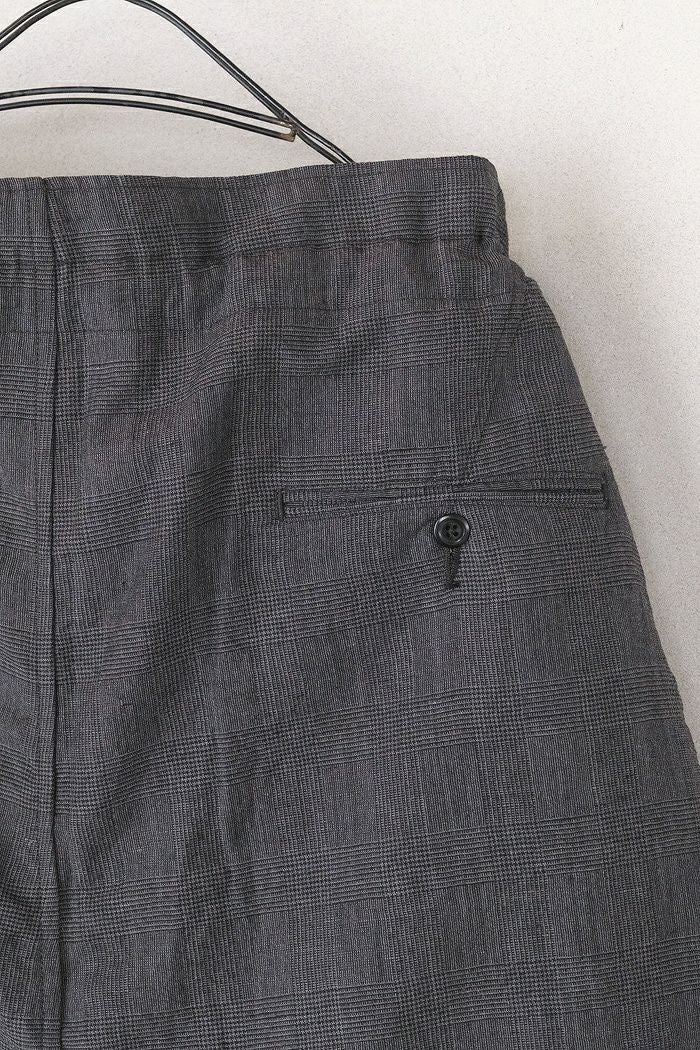 HAVERSACK ハバーサック W/L Glen check pants(26SS) | T.T. GARRET