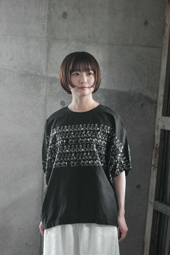 marble SUD マーブルシュッド うさぎLOTS 2WAYブラウス(26SS) | T.T.