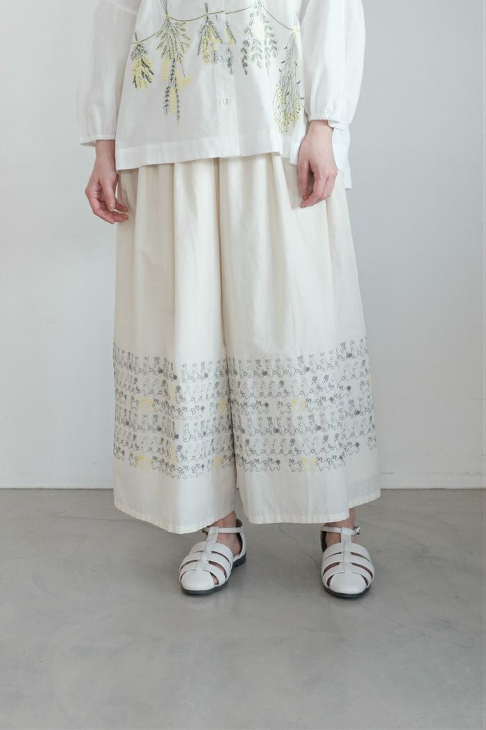 marble SUD マーブルシュッド うさぎLOTS ハカマパンツ(26SS) | T.T.