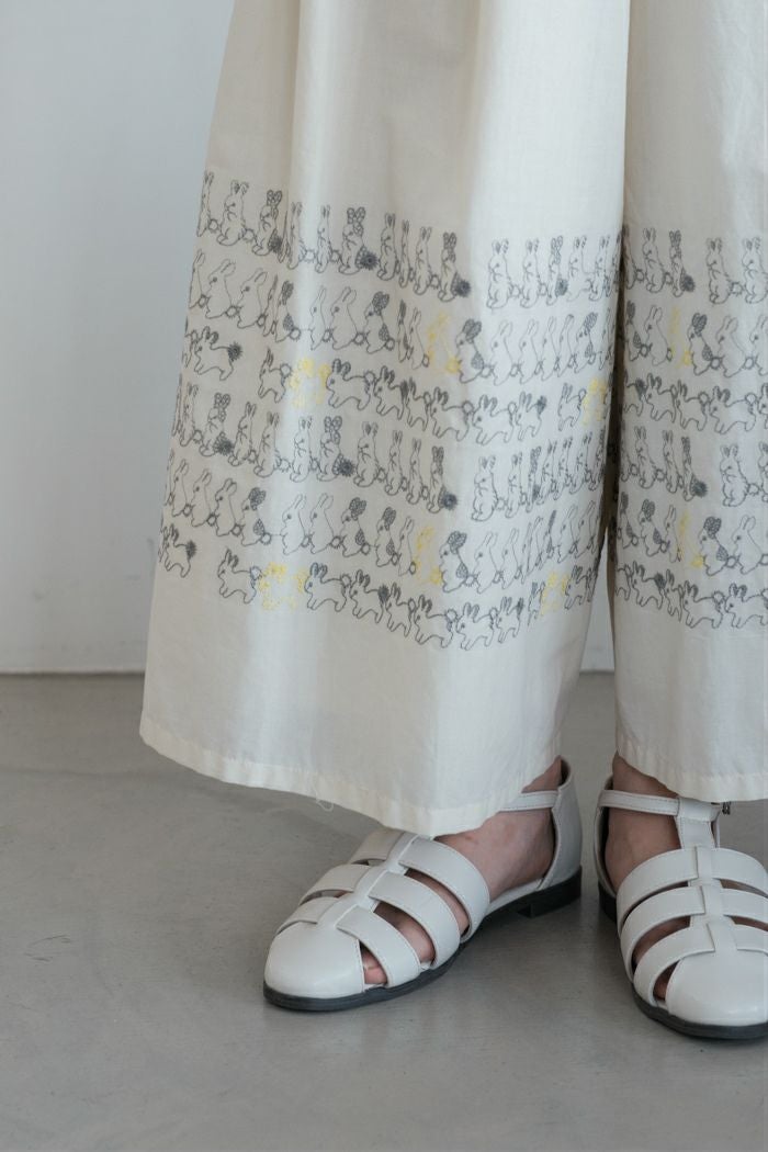 marble SUD マーブルシュッド うさぎLOTS ハカマパンツ(26SS) | T.T.