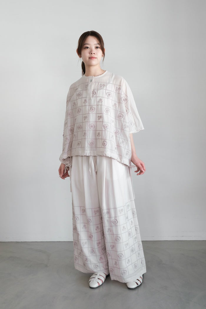 kijinokanosei キジノカノウセイ wide pants-anzu-(26SS) | T.T. GARRET