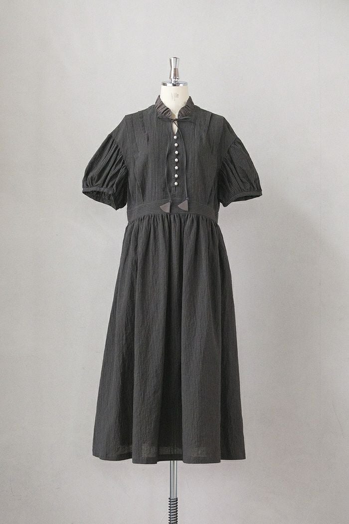 MAGALI マガリ コットンシルク・リボンタイブラウス(25SS) | T.T. GARRET