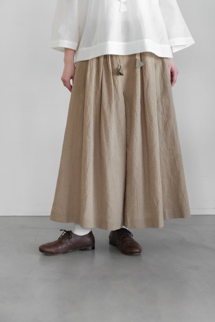 MAGALI マガリ コットンシルク・リボンタイブラウス(25SS) | T.T. GARRET