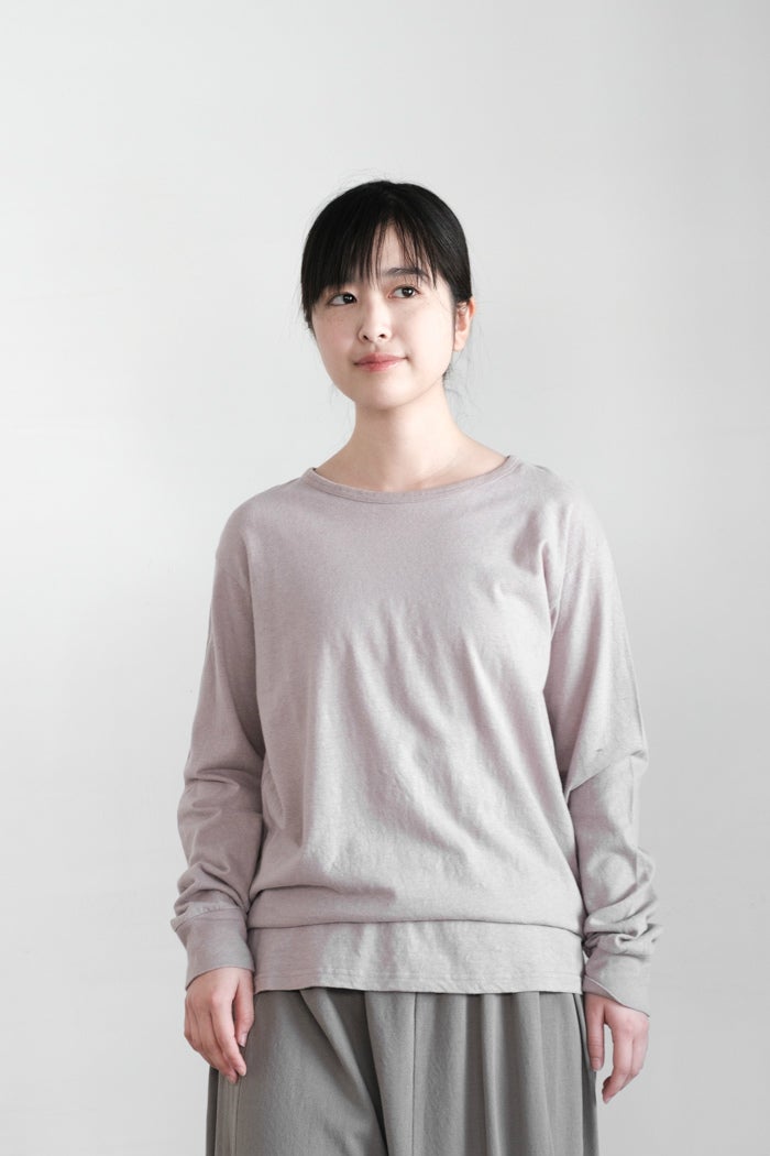 Porter des boutons ポルテデブトン Lilasエンブロイダリーブラウス