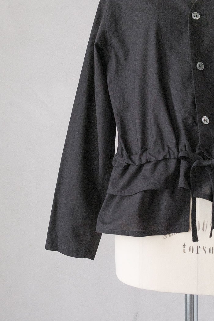 シャツジャケット Vlas Blomme Vlas Blomme ヴラスブラム C/L Voile ティアードシャツジャケット(26SS