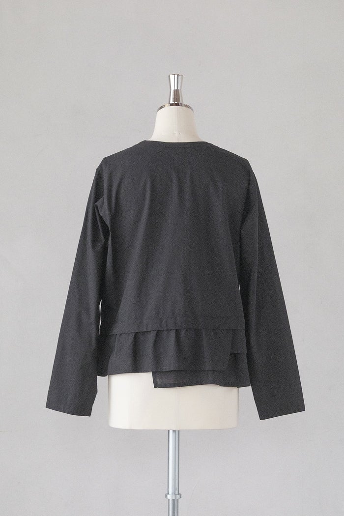 Vlas Blomme ヴラスブラム C/L Voile ティアードシャツジャケット(26SS