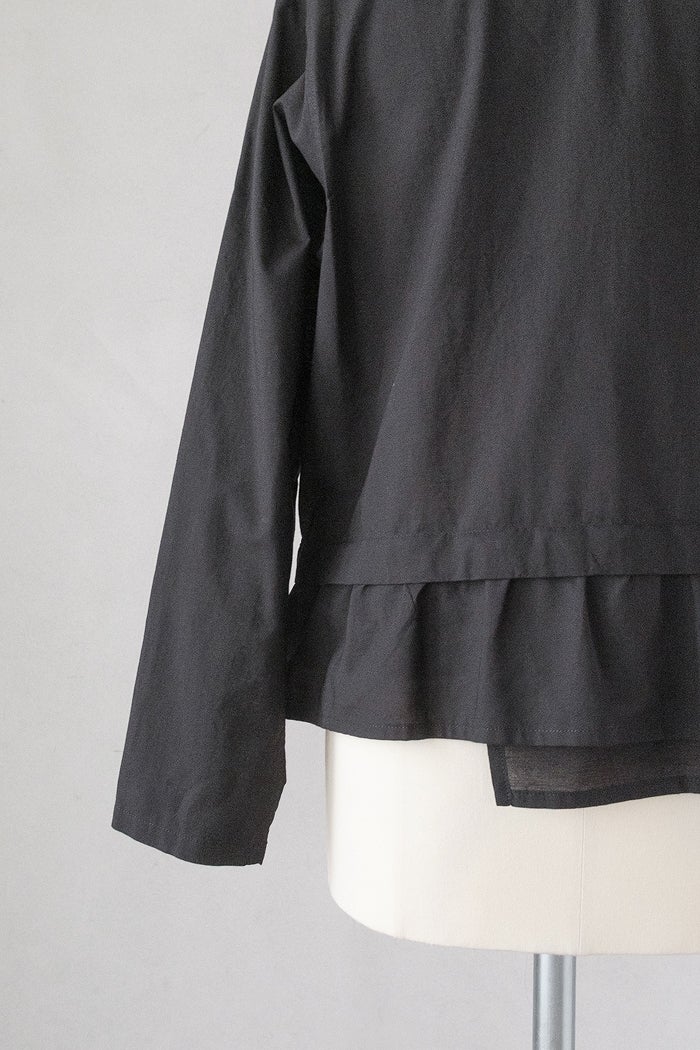 Vlas Blomme ヴラスブラム C/L Voile ティアードシャツジャケット(26SS