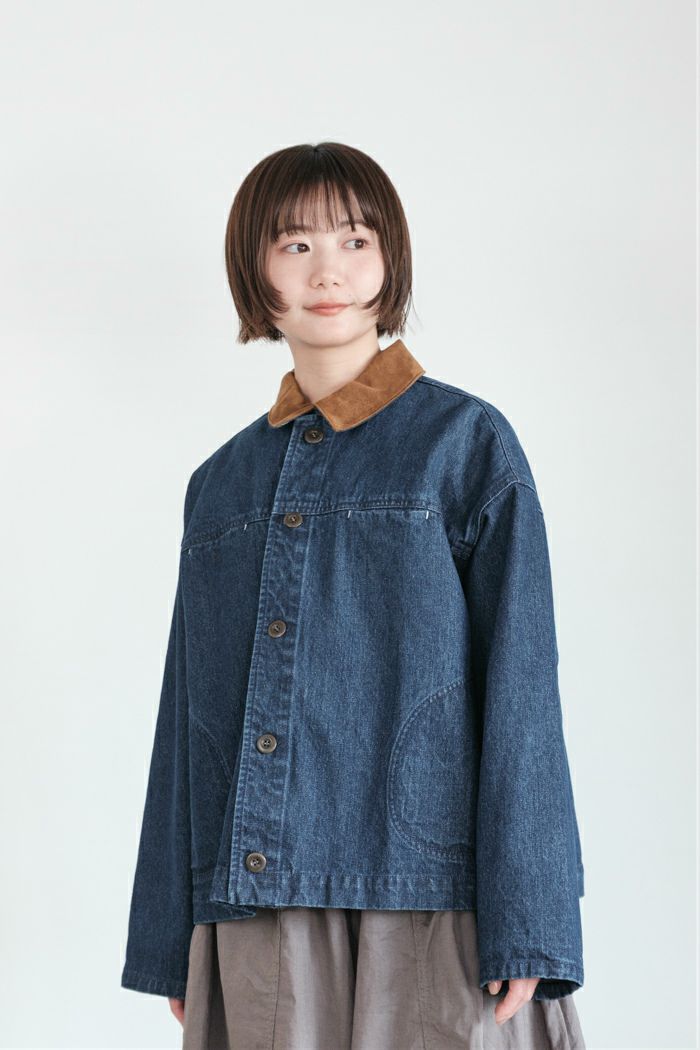 PAR ICI パーリッシィ ライトオンスデニム スタンドジャケット(25SS
