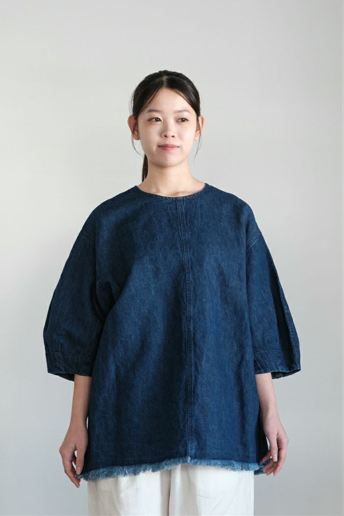 yuni ユニ カットワーク刺繍スクエアブラウス(25SS) | T.T. GARRET