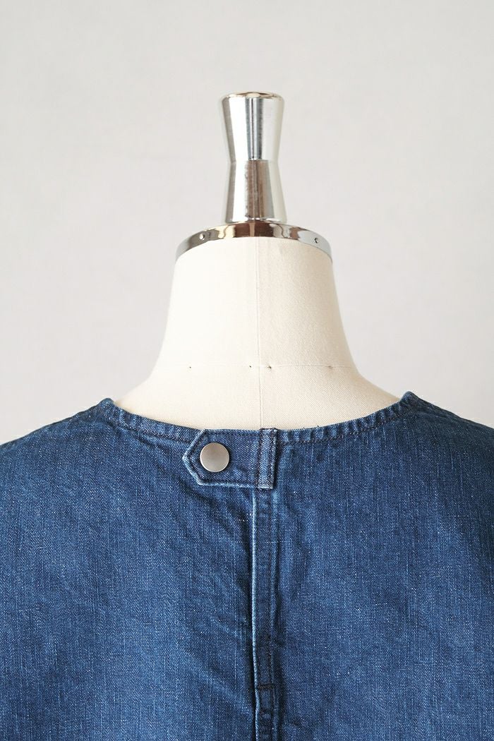 buoy buoy ブイ C/Li DENIM スモックブラウス(26SS) | T.T. GARRET