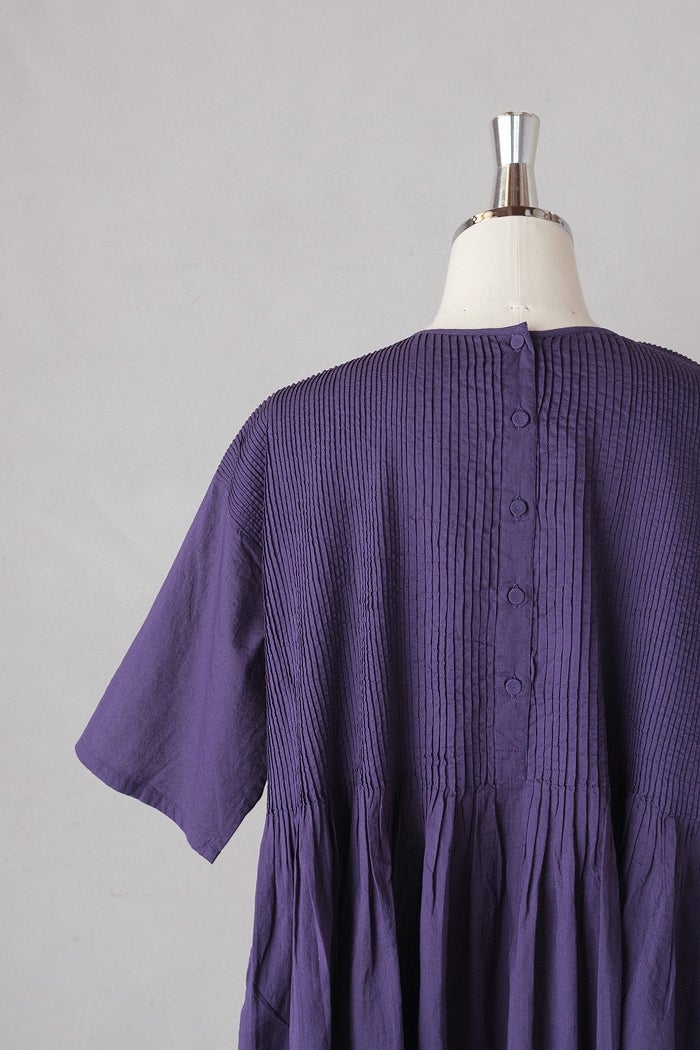 maison de soil メゾン ド ソイル80s ORGANIC COTTON VOILE CREW-NECK