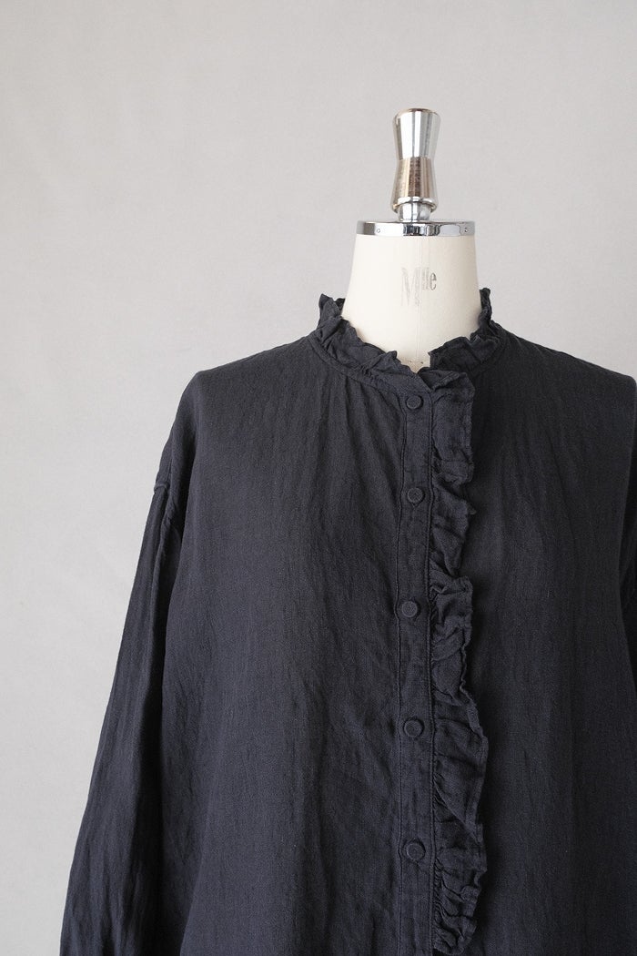 maison de soil メゾン ド ソイル60s AUTOLOOM LINEN PLAIN OVERDYE