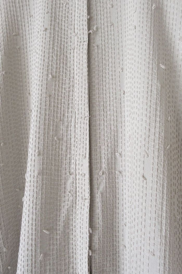 qiri キリ sashiko jacqurd low gather one-piece(26SS) | T.T. GARRET