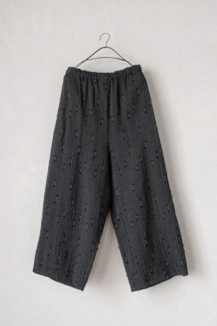 qiri ベスト qiri｜刺し子 ジャガード ベスト “sashiko JQ vest” 63-01-bl-001-25-1