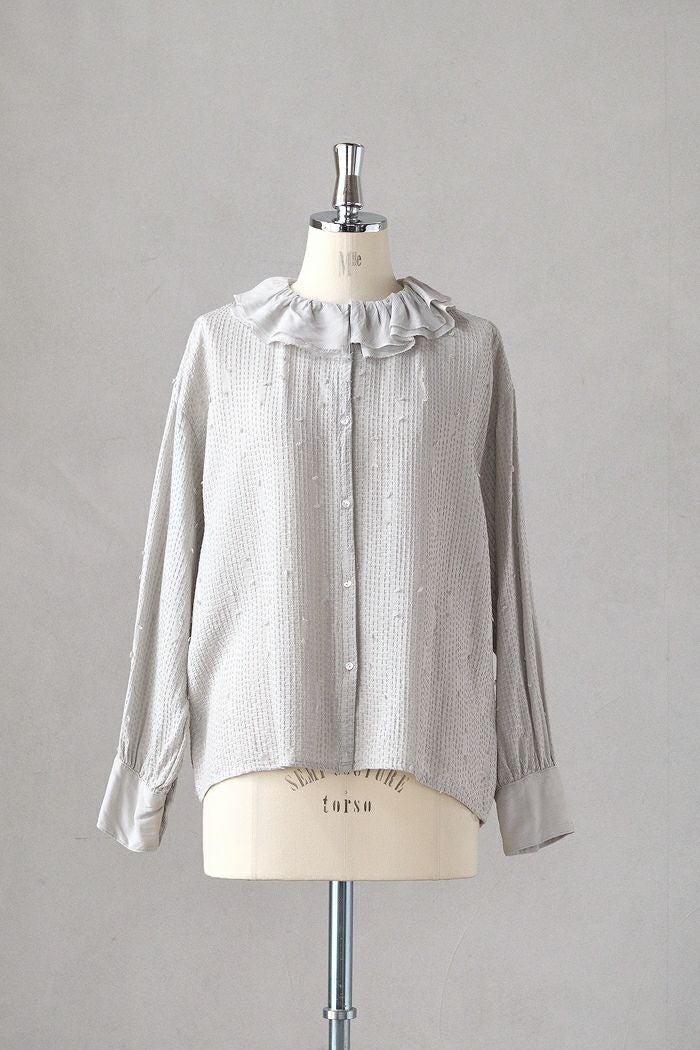 qiri キリ old letter flowers coat(25AW) | T.T. GARRET
