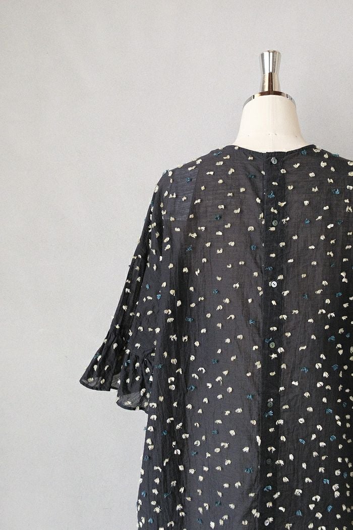 qiri キリ　追憶の花 ジャガード　ワンピース qiri キリ 追憶の花 jacquard frill ワンピース(25SS) | T.T. GARRET