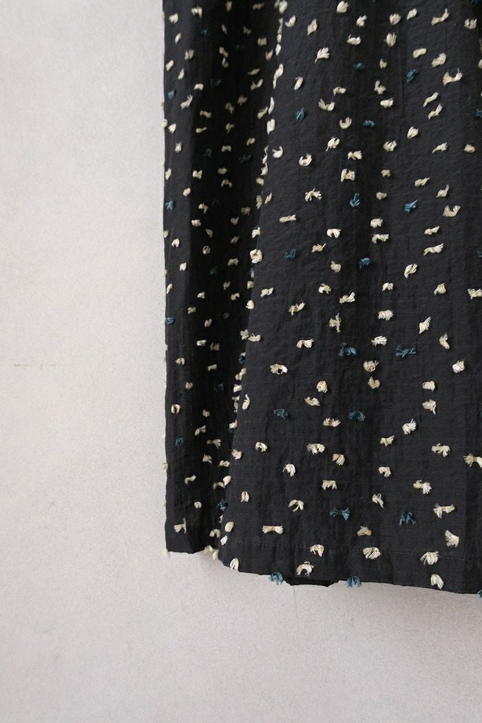 qiri キリ 花吹雪 jacquard frill one-piece(26SS) | T.T. GARRET