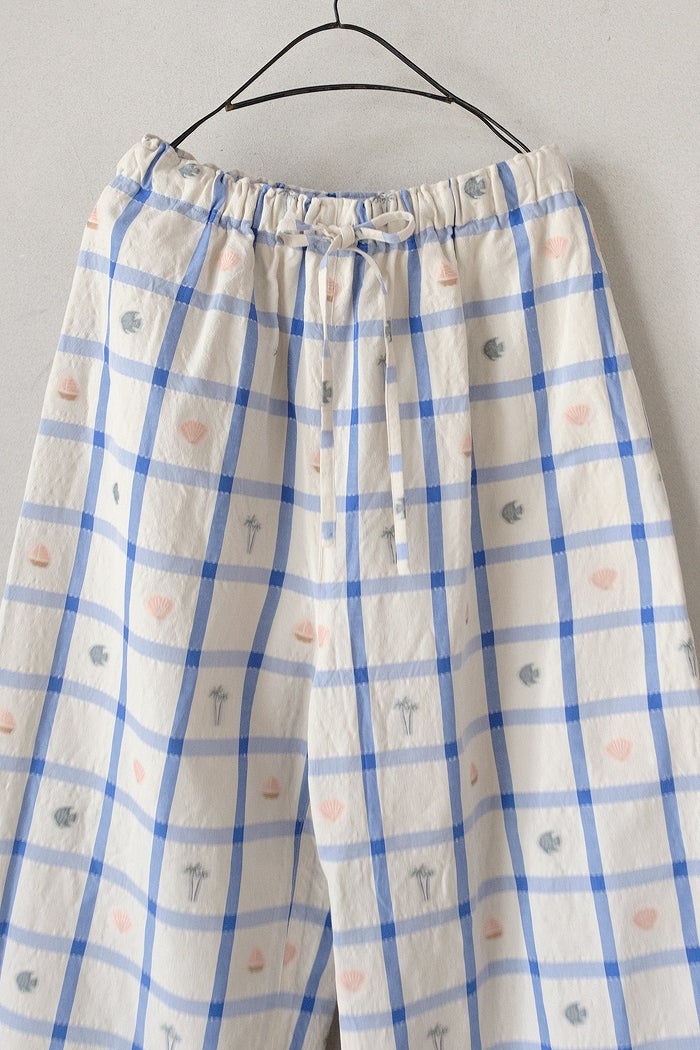週末セール【人気完売品】qiri キリ　 marine check パンツ 週末セール【人気完売品】qiri キリ marine check パンツ 週末セール