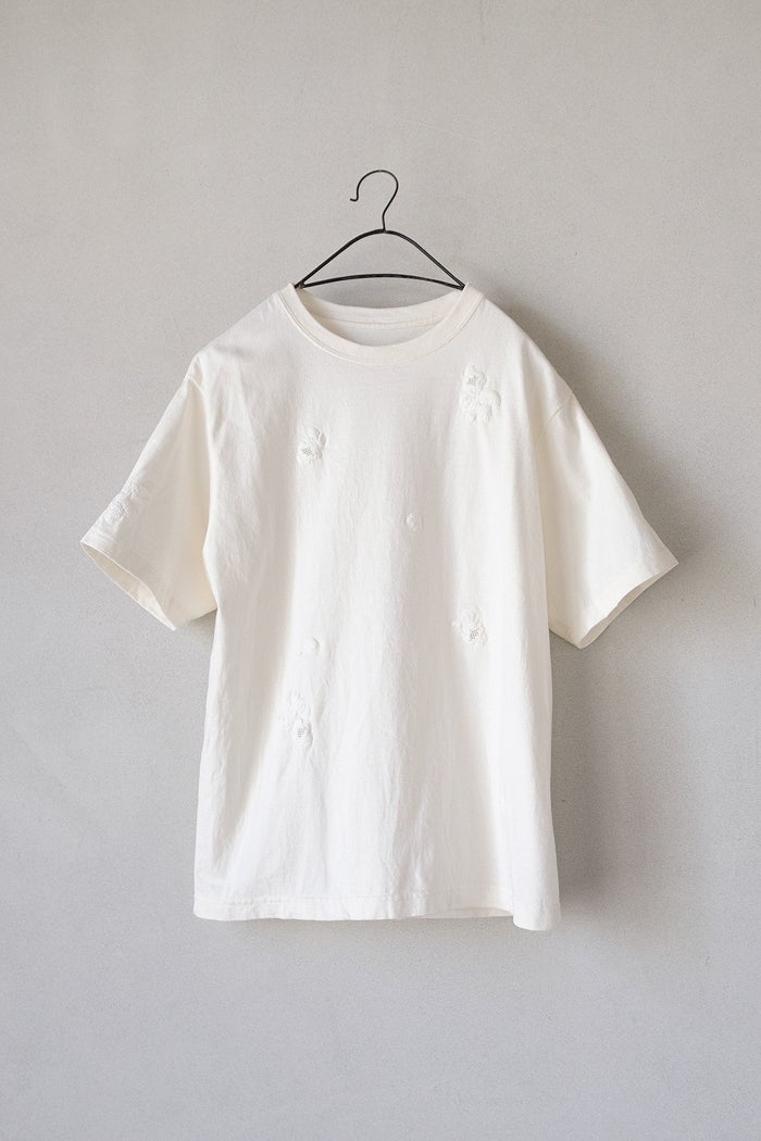 qiri キリ antique chain embroidery Tee(26SS/NEW) | T.T. GARRET