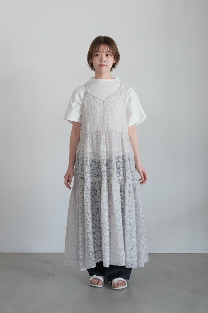 qiri キリ 木洩れ日 cami one-piece(26SS) 完売品です♡ qiri キリ 木洩れ日 cami one-piece(26SS) | T.T. GARRET