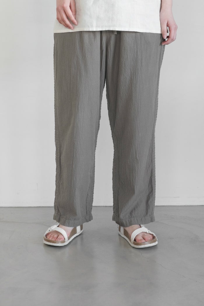 SOIL ソイル60'S LINEN CHECK EASY PANTS(25SS) | T.T. GARRET