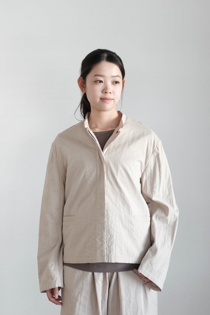 maison de soil メゾン ド ソイル 60s STITCHED ORGANIC CAMBRIC STAND