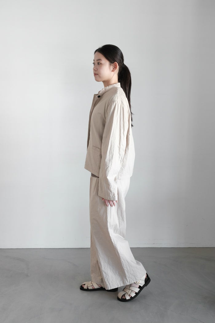 maison de soil メゾン ド ソイル 60s STITCHED ORGANIC CAMBRIC STAND