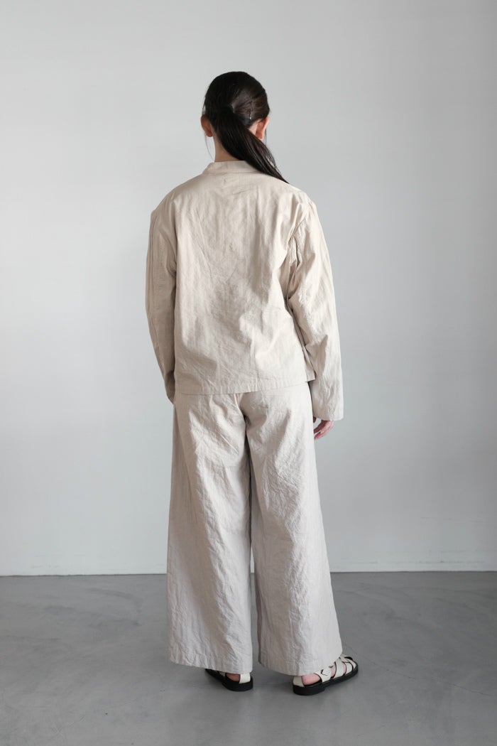 maison de soil メゾン ド ソイル 60s STITCHED ORGANIC CAMBRIC STAND