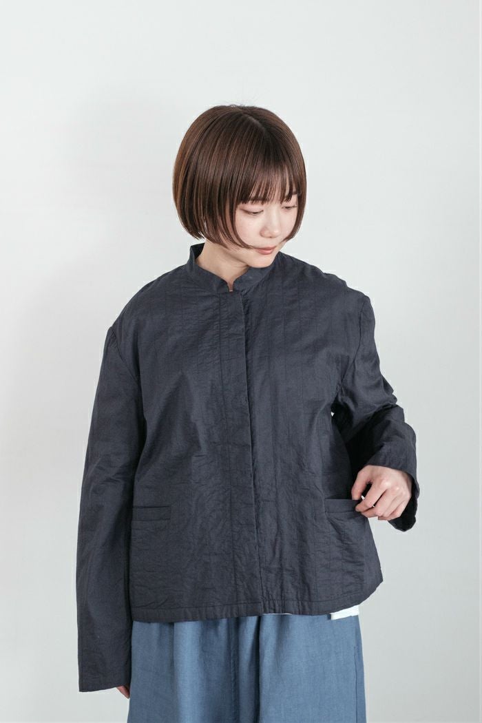 maison de soil メゾン ド ソイル 60s STITCHED ORGANIC CAMBRIC STAND 
