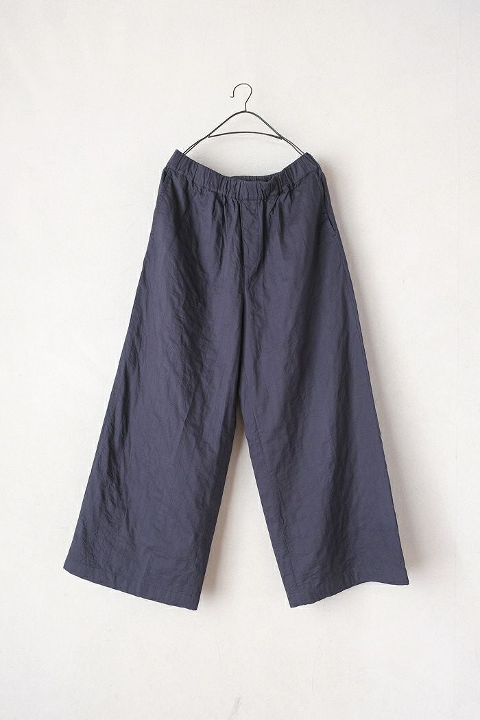 maison de soil メゾン ド ソイル 40s FRENCH LINEN DYED CANVAS 2TUCK