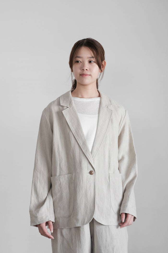 メゾンドソイル　リサイクルボアウール ダブルオーバーコート　アイボリー maison de soil メゾン ド ソイルRECYCLE BOA WOOL DOUBLE OVER COAT